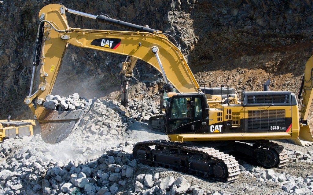 Detail Caterpillar Excavator Wallpaper Nomer 4