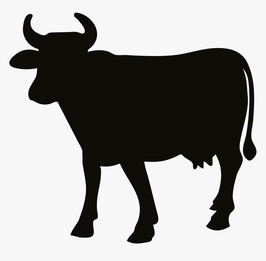 Detail Cattle Silhouette Clip Art Nomer 3