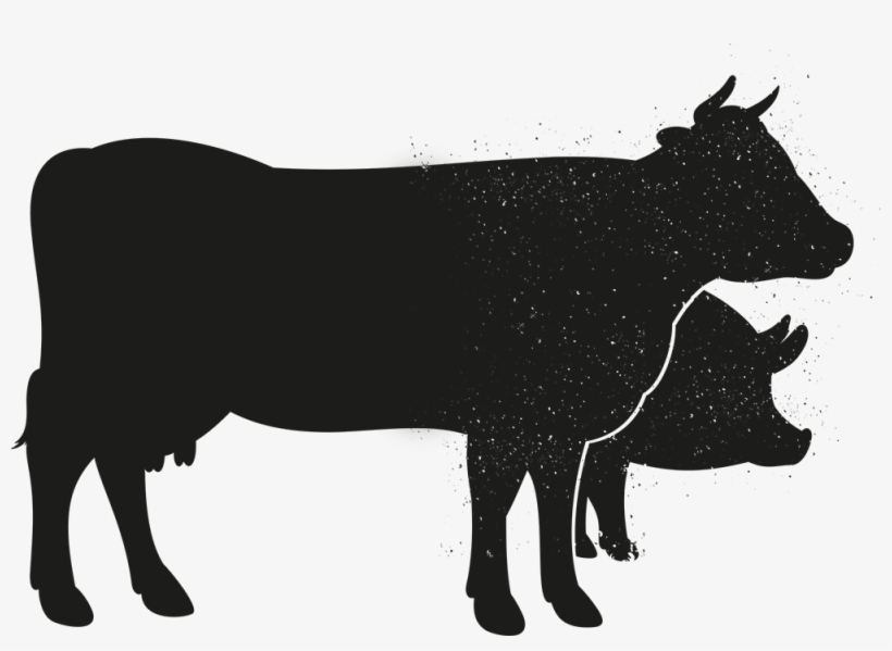 Detail Cattle Silhouette Clip Art Nomer 18