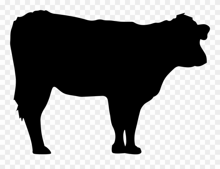 Detail Cattle Silhouette Clip Art Nomer 5