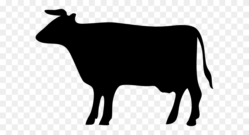 Detail Cattle Silhouette Clip Art Nomer 8