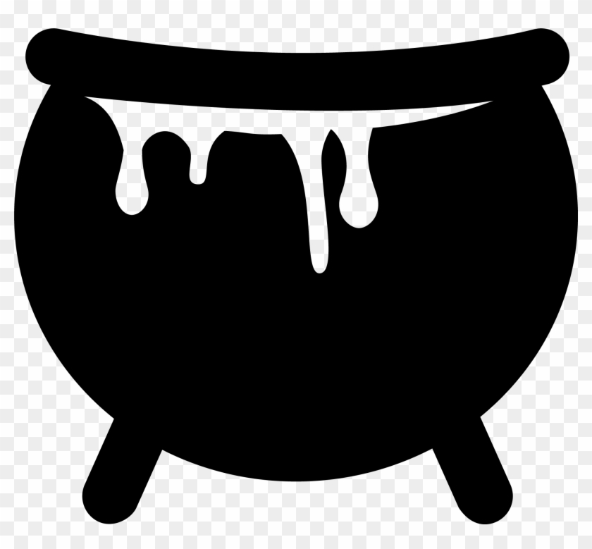 Detail Cauldron Clipart Black And White Nomer 19