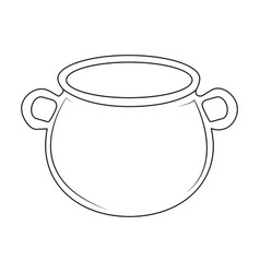 Detail Cauldron Clipart Black And White Nomer 21