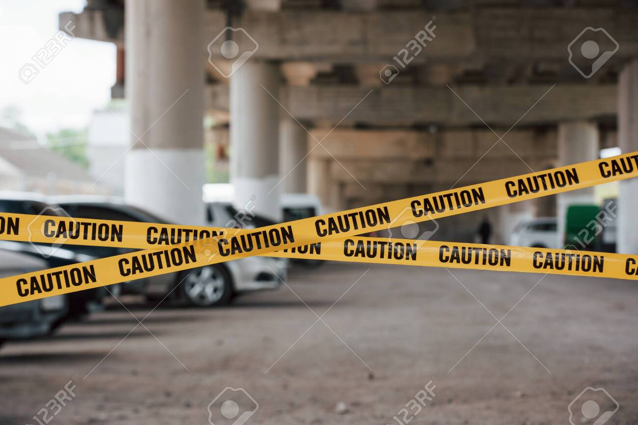 Detail Caution Tape Crime Scene Nomer 56