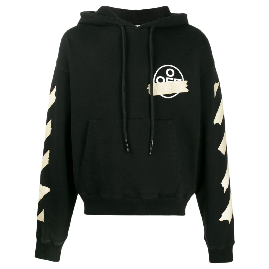 Detail Caution Tape Hoodie Nomer 49