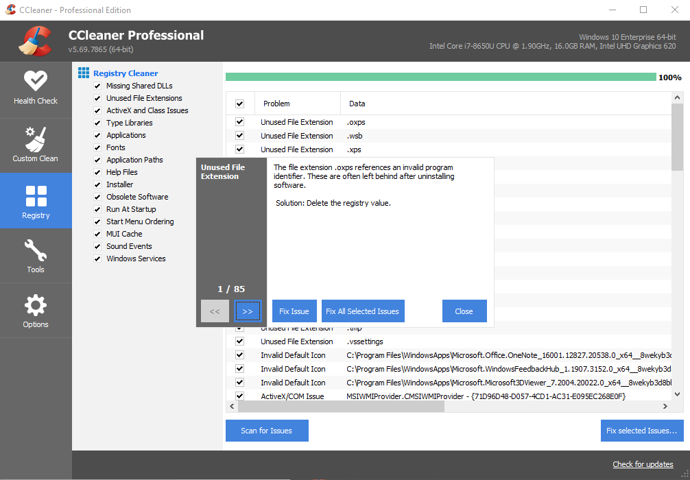 Ccleaner Registry Cleaner - KibrisPDR