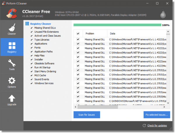 Detail Ccleaner Registry Cleaner Nomer 4