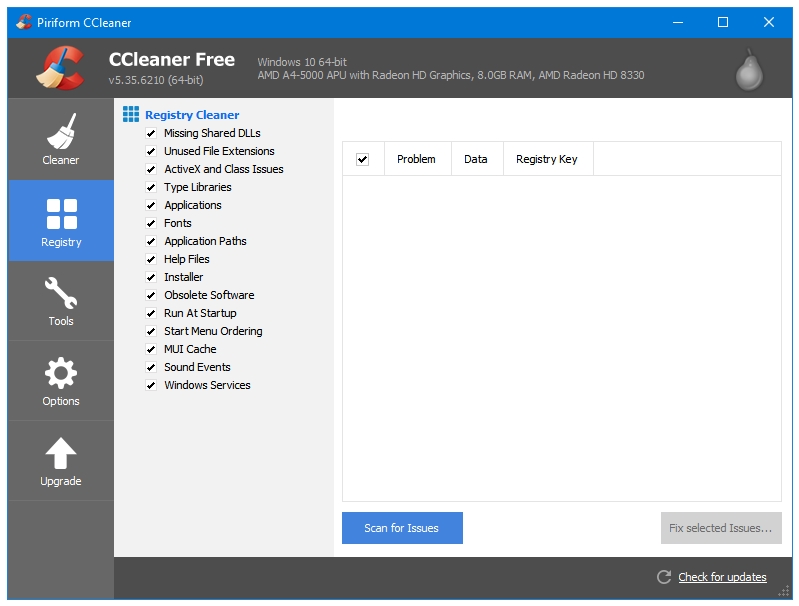 Detail Ccleaner Registry Cleaner Nomer 5