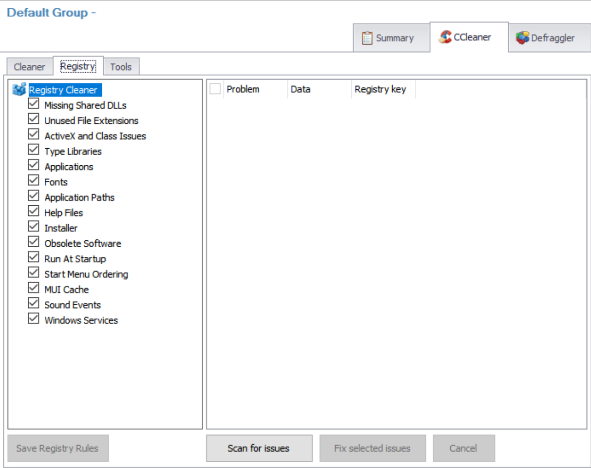 Detail Ccleaner Registry Cleaner Nomer 47