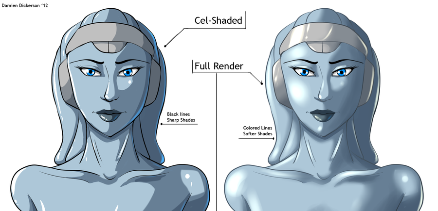 Detail Cel Shading Art Nomer 2