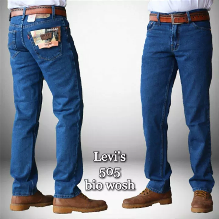 Detail Celana Jeans Biru Laut Nomer 15