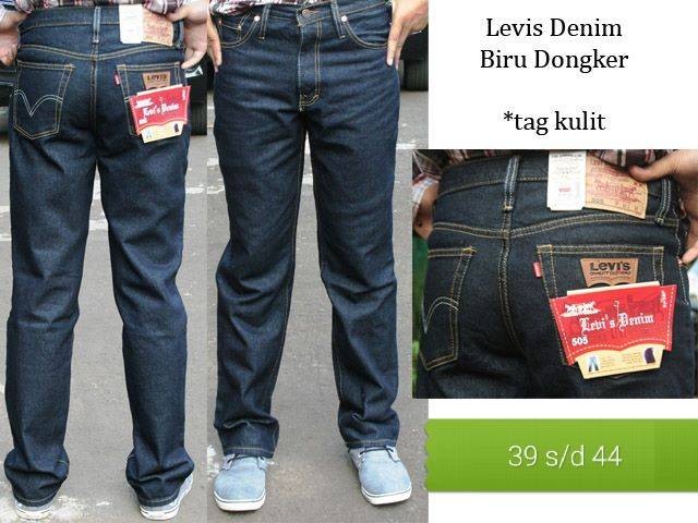 Detail Celana Jeans Biru Laut Nomer 23