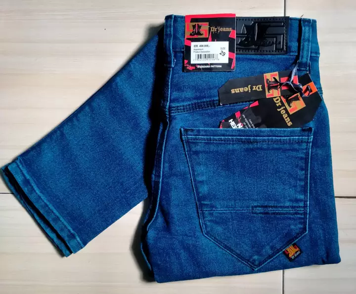 Detail Celana Jeans Biru Laut Nomer 49