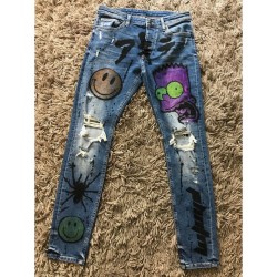 Detail Celana Jeans Kurt Cobain Nomer 20