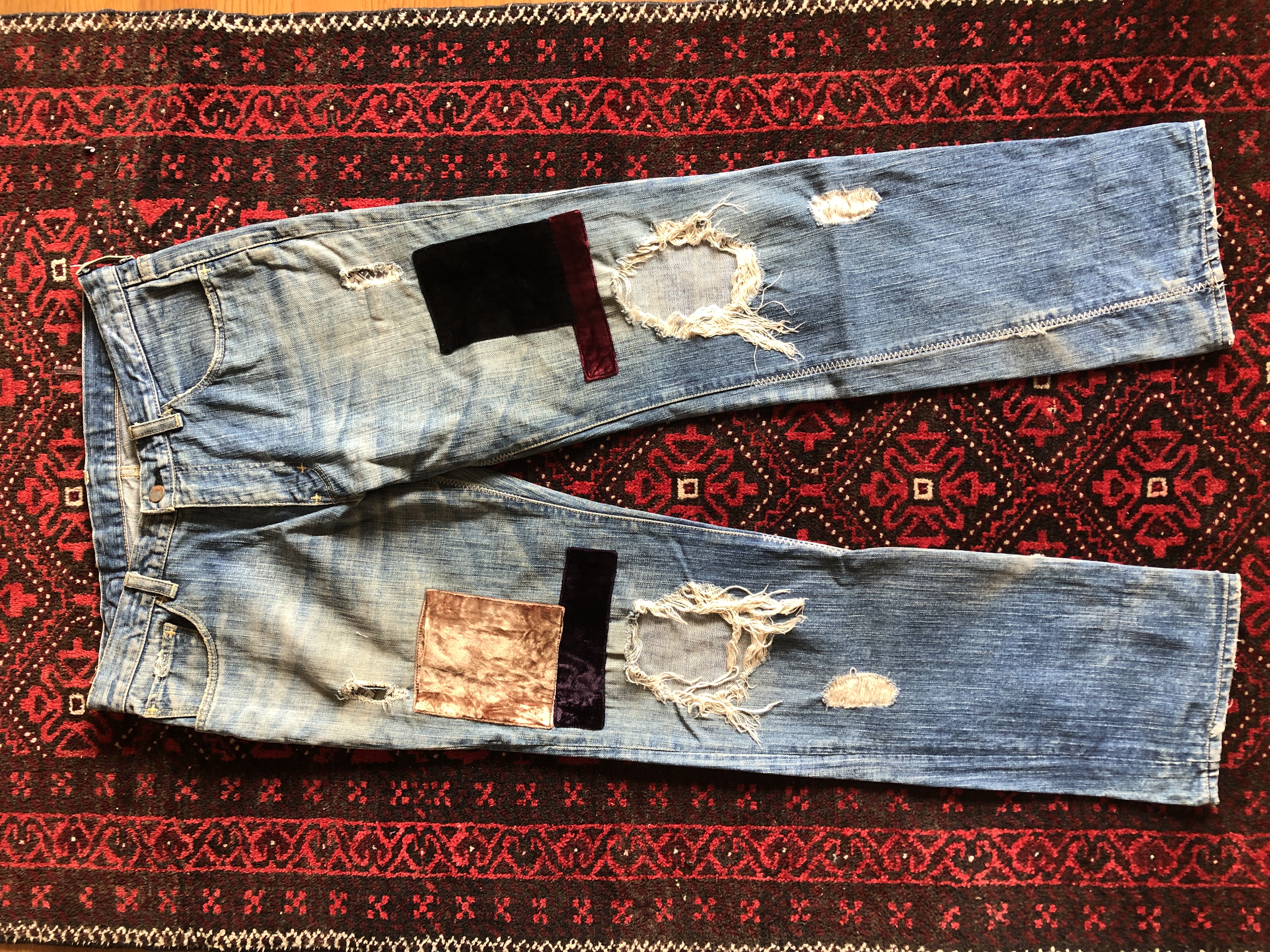 Detail Celana Jeans Kurt Cobain Nomer 31