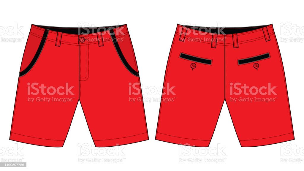 Detail Celana Pendek Vector Nomer 18