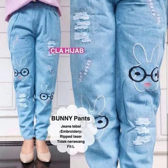 Detail Celana Robek Lucu Nomer 44