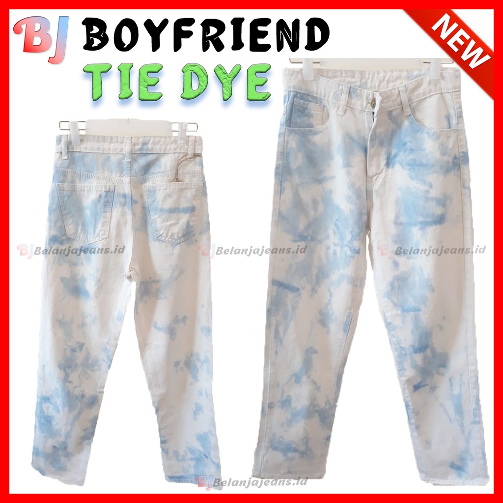 Detail Celana Tie Dye Jeans Nomer 11