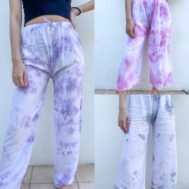 Detail Celana Tie Dye Jeans Nomer 19