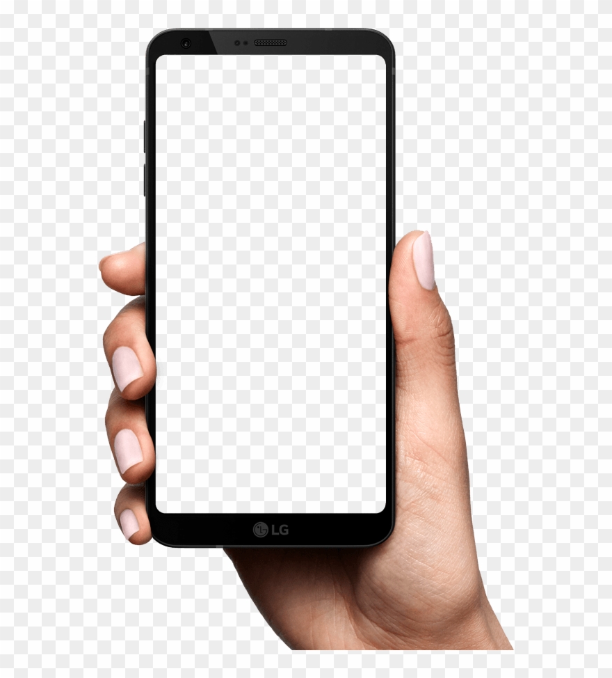 Detail Cell Phone In Hand Png Nomer 2