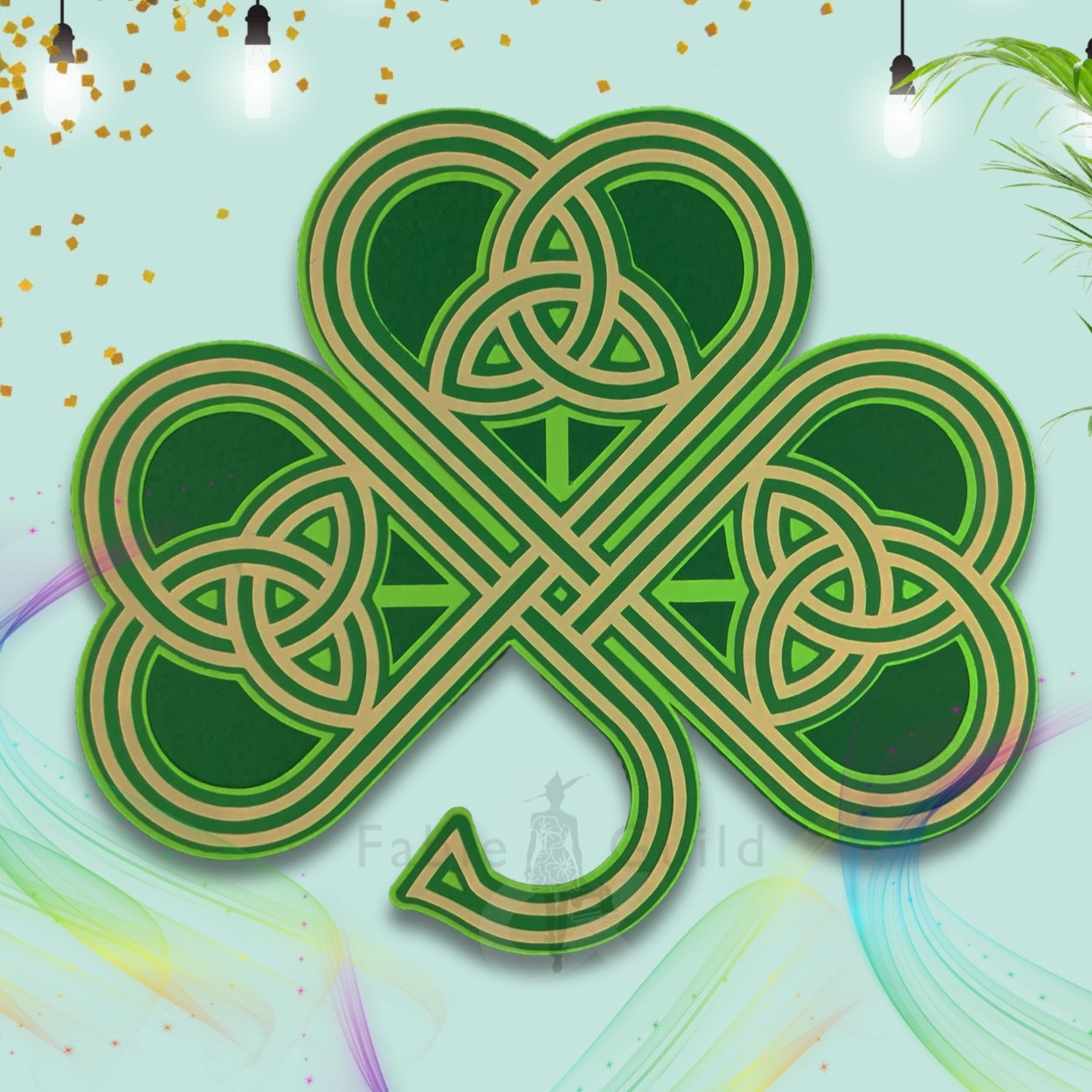 Detail Celtic Shamrock Images Nomer 27