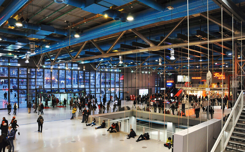 Detail Centre Georges Pompidou Interior Nomer 9