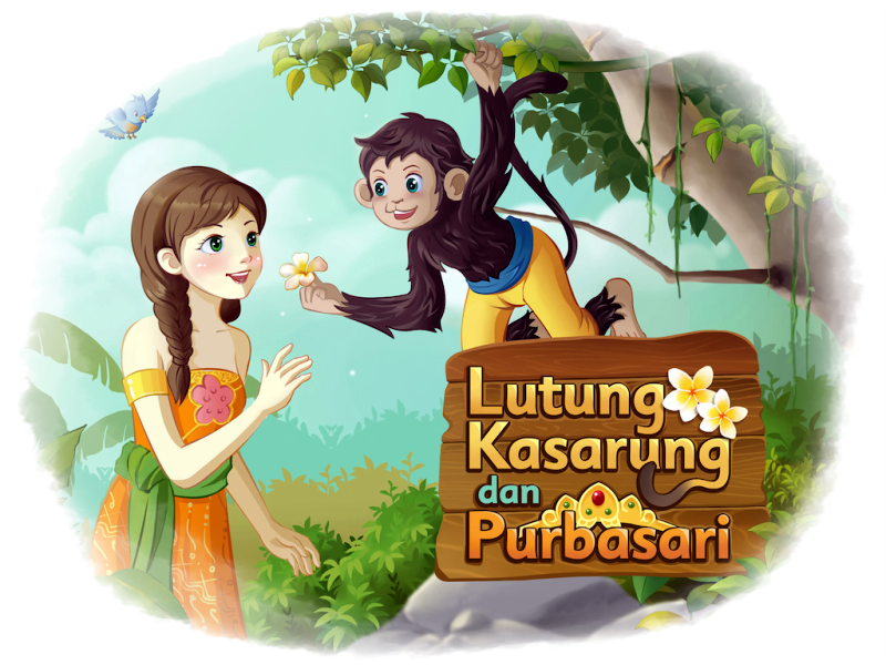 Detail Cerita Bergambar Lutung Kasarung Nomer 15