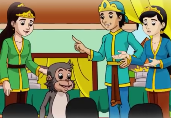 Detail Cerita Bergambar Lutung Kasarung Nomer 6