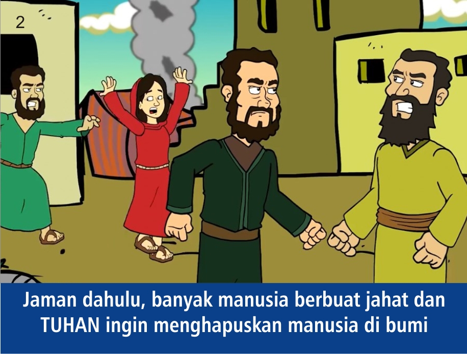 Detail Cerita Bergambar Nabi Nuh Kristen Nomer 2