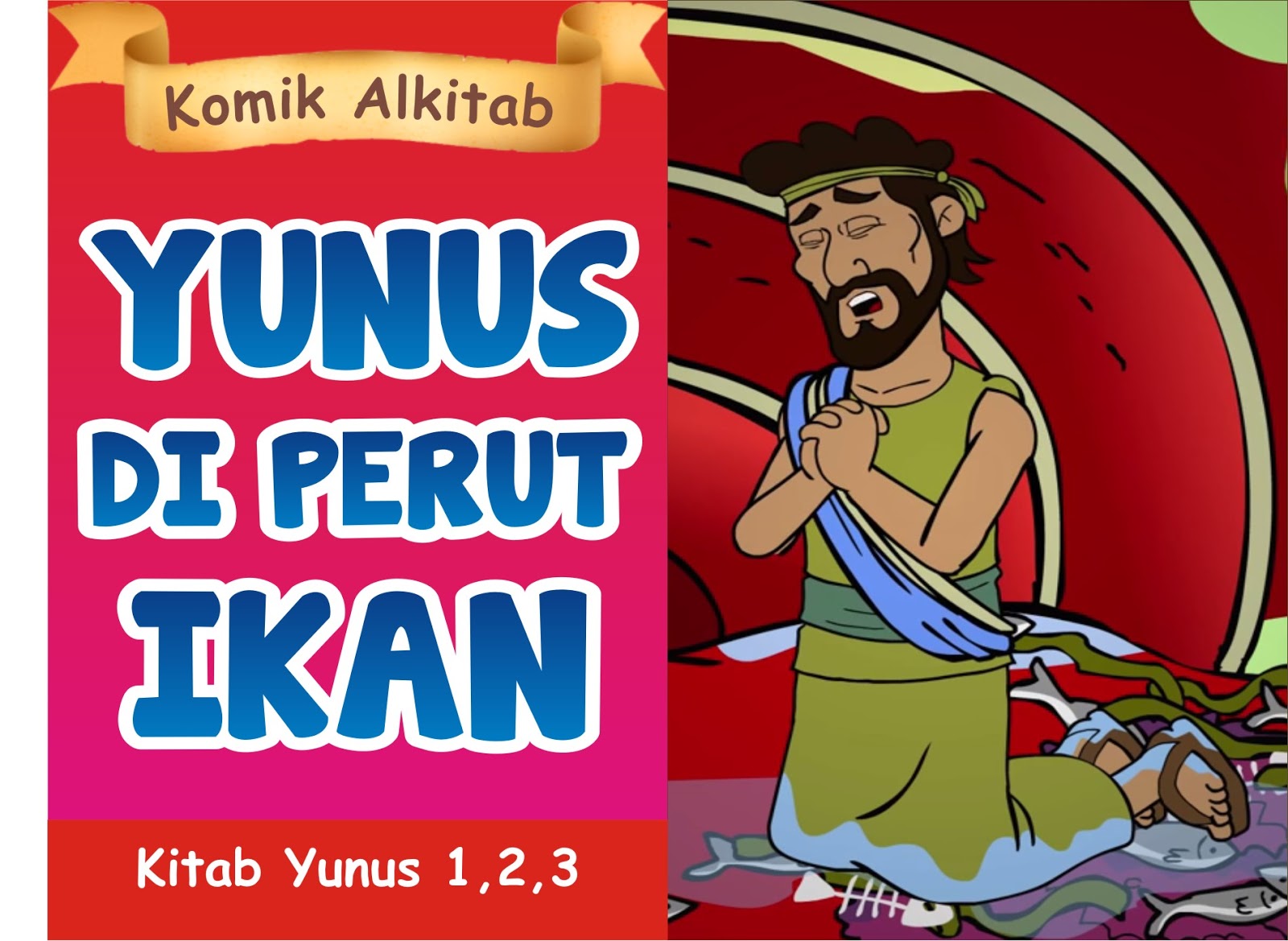 Cerita Bergambar Yunus Di Perut Ikan - KibrisPDR