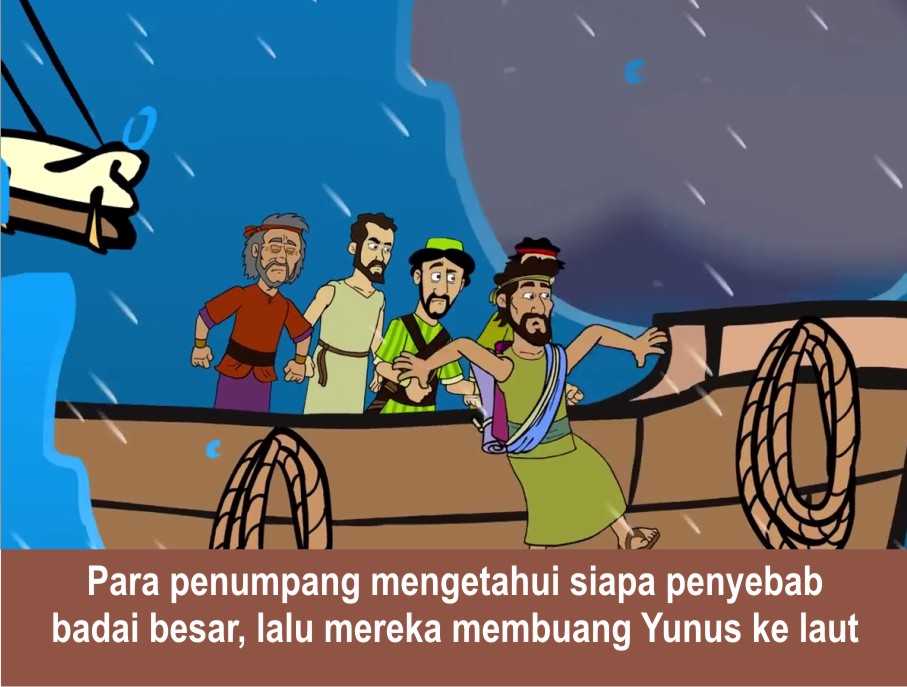 Detail Cerita Bergambar Yunus Di Perut Ikan Nomer 4