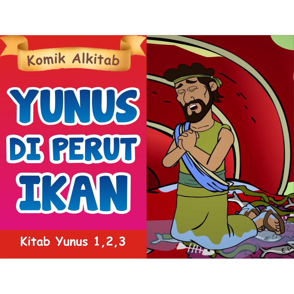 Detail Cerita Bergambar Yunus Di Perut Ikan Nomer 6