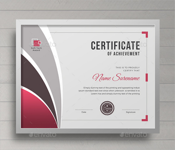 Detail Certificate Design Psd Files Free Download Nomer 19