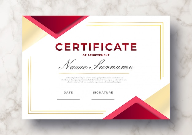 Detail Certificate Design Psd Files Free Download Nomer 3