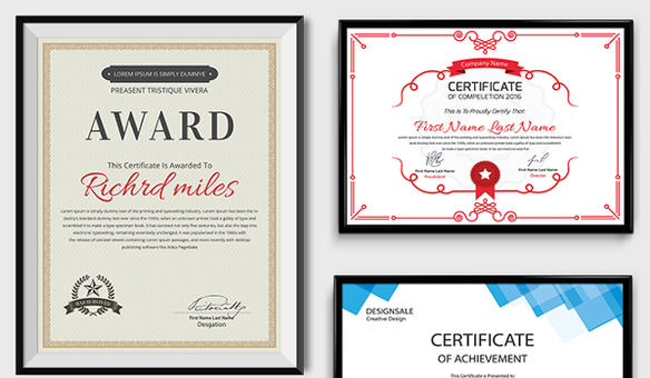 Detail Certificate Design Psd Files Free Download Nomer 23