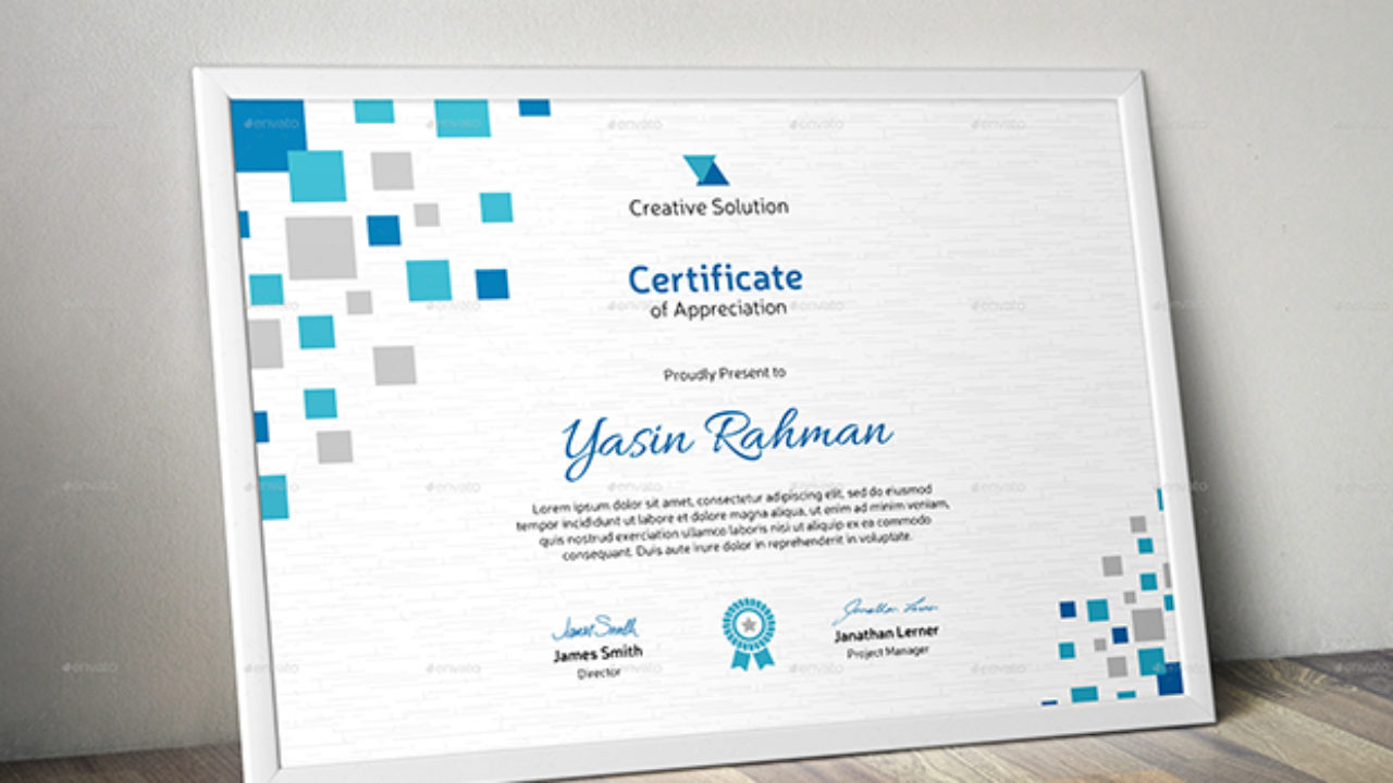 Detail Certificate Design Psd Files Free Download Nomer 27