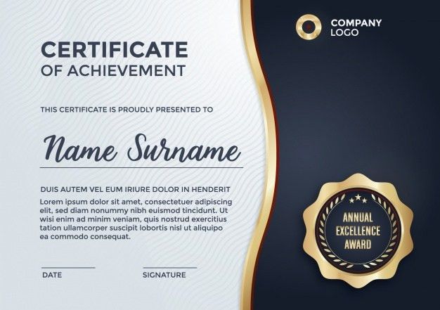 Detail Certificate Design Psd Files Free Download Nomer 4