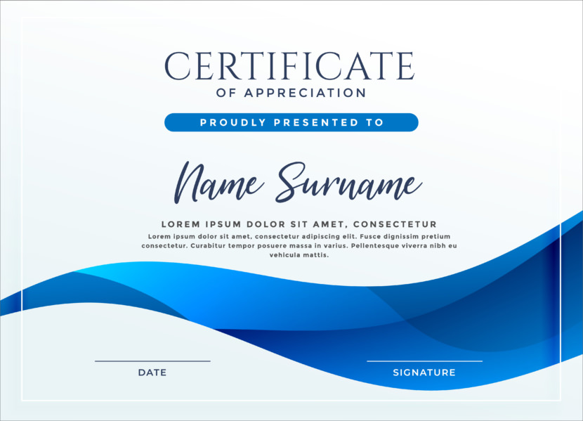 Detail Certificate Design Psd Files Free Download Nomer 30