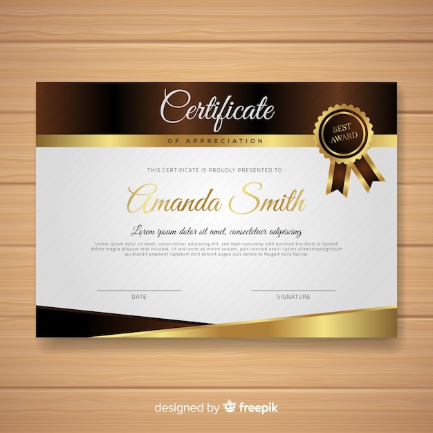 Detail Certificate Design Psd Files Free Download Nomer 39