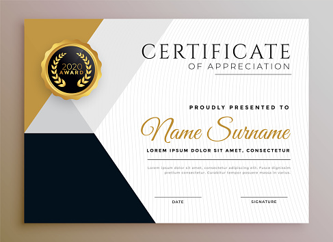 Detail Certificate Design Psd Files Free Download Nomer 6