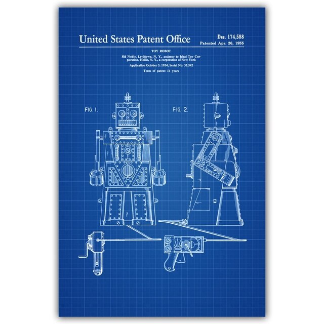 Detail Cetak Biru Robot Nomer 13