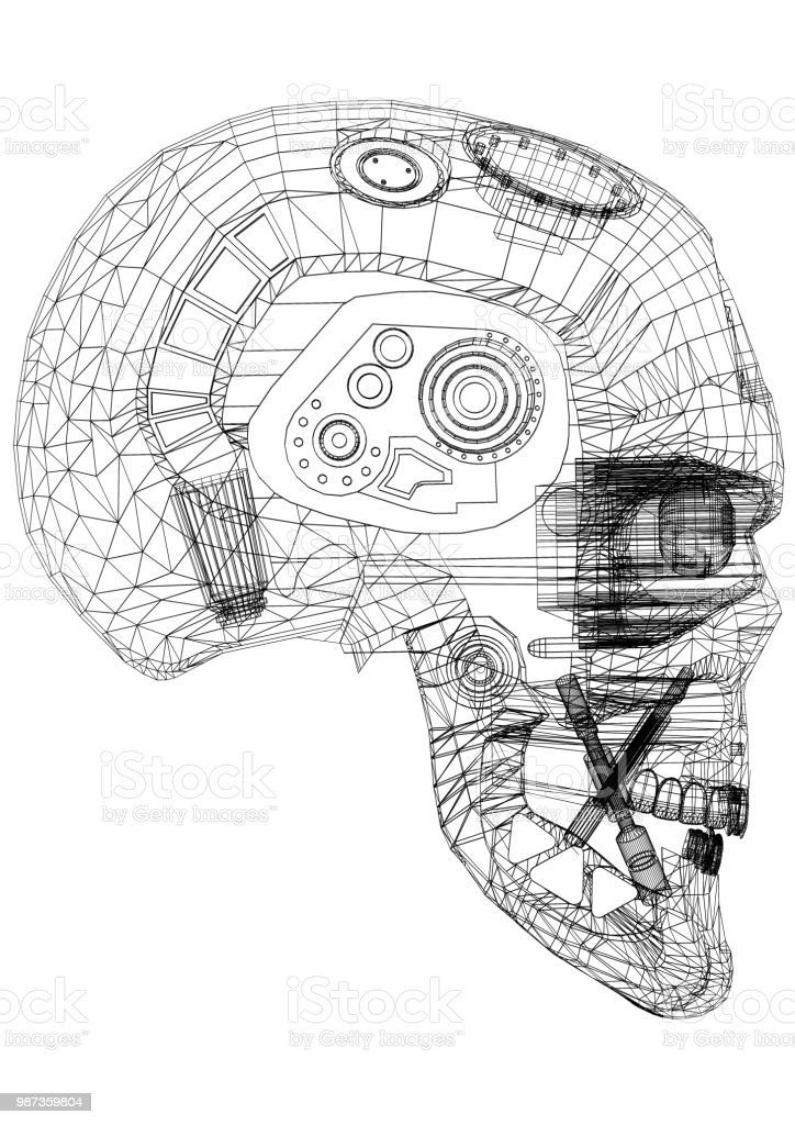 Detail Cetak Biru Robot Nomer 14