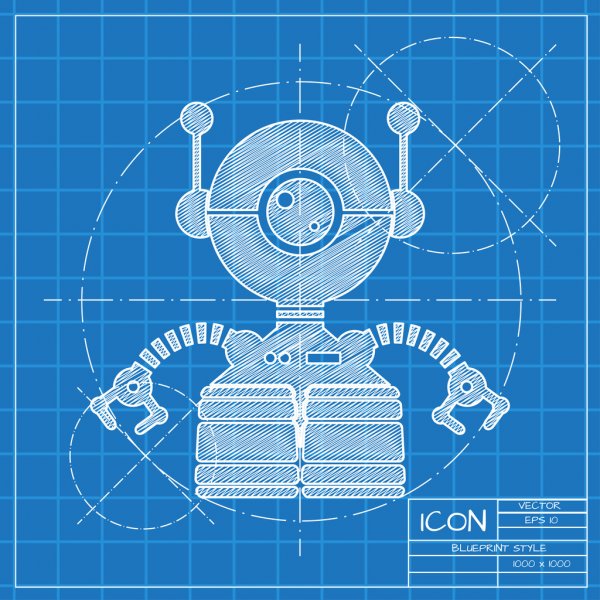 Detail Cetak Biru Robot Nomer 19