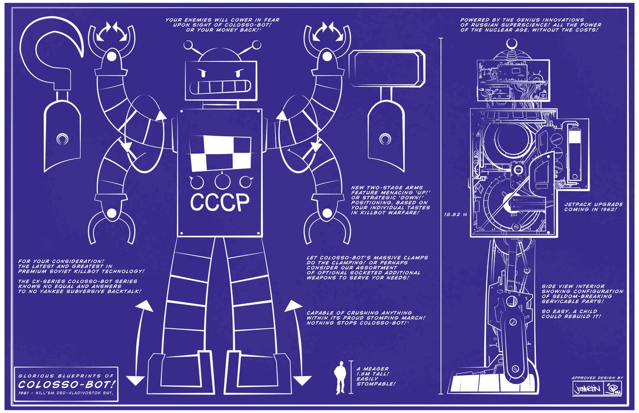 Detail Cetak Biru Robot Nomer 3