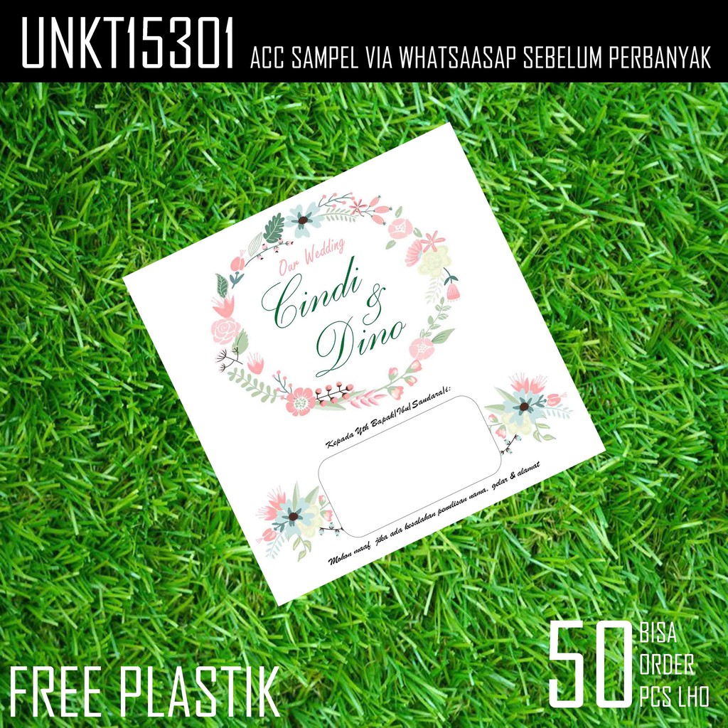 Detail Cetak Undangan 50 Pcs Nomer 4