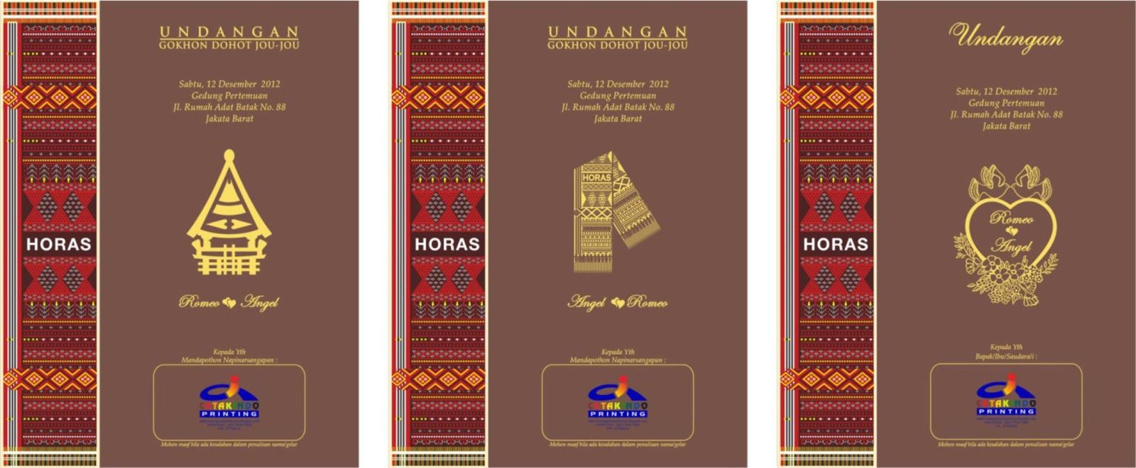 Detail Cetak Undangan Batak Nomer 22