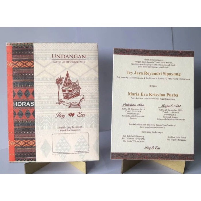 Detail Cetak Undangan Batak Nomer 29