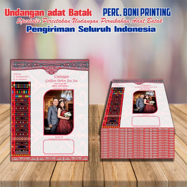 Detail Cetak Undangan Batak Nomer 6