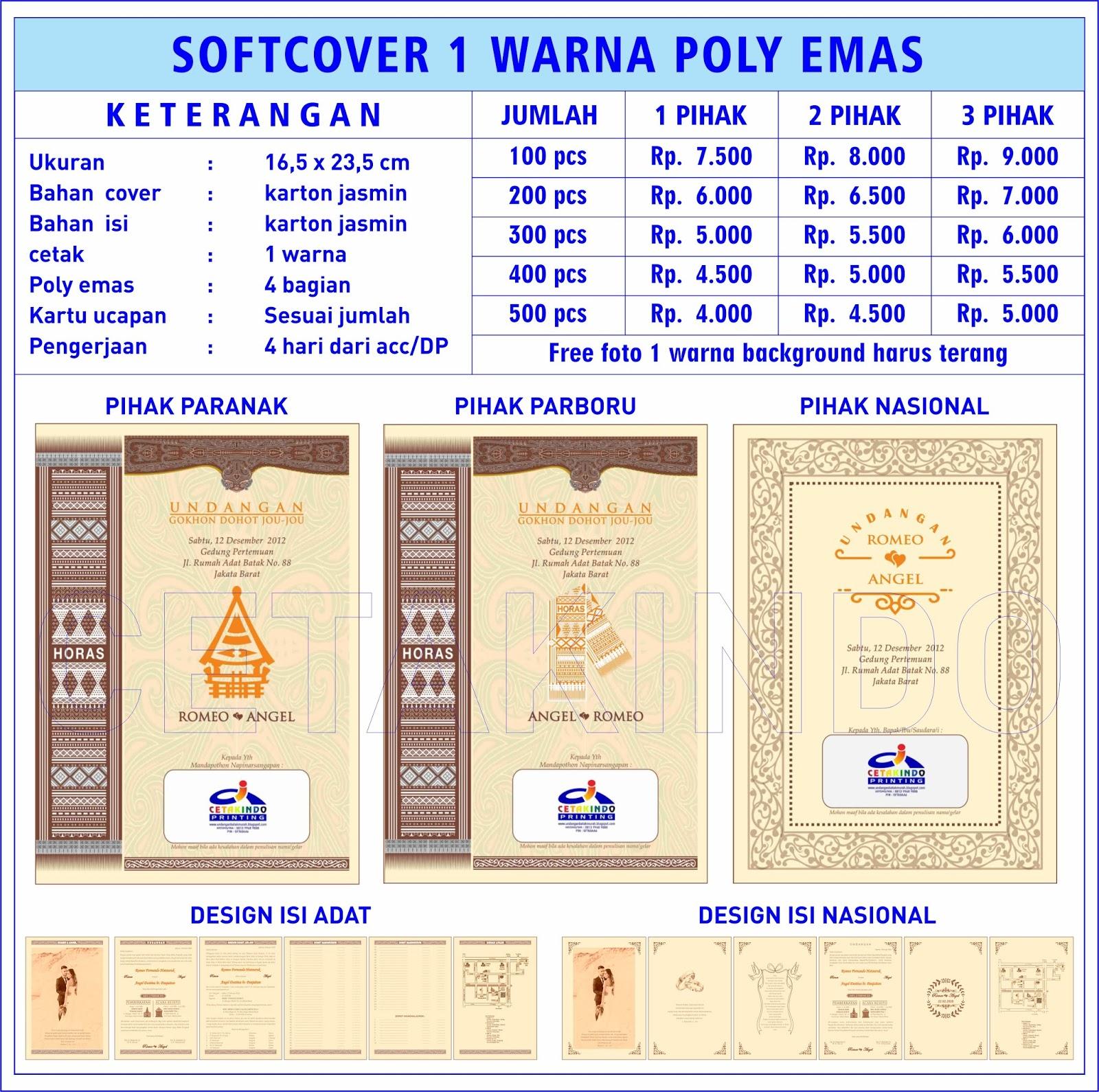 Detail Cetak Undangan Batak Nomer 8