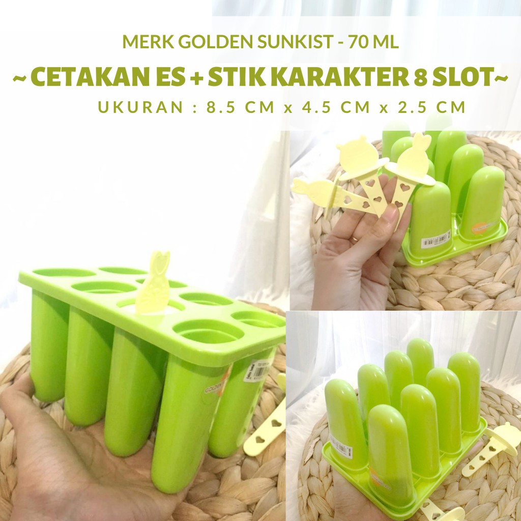 Detail Cetakan Es Stik Nomer 6